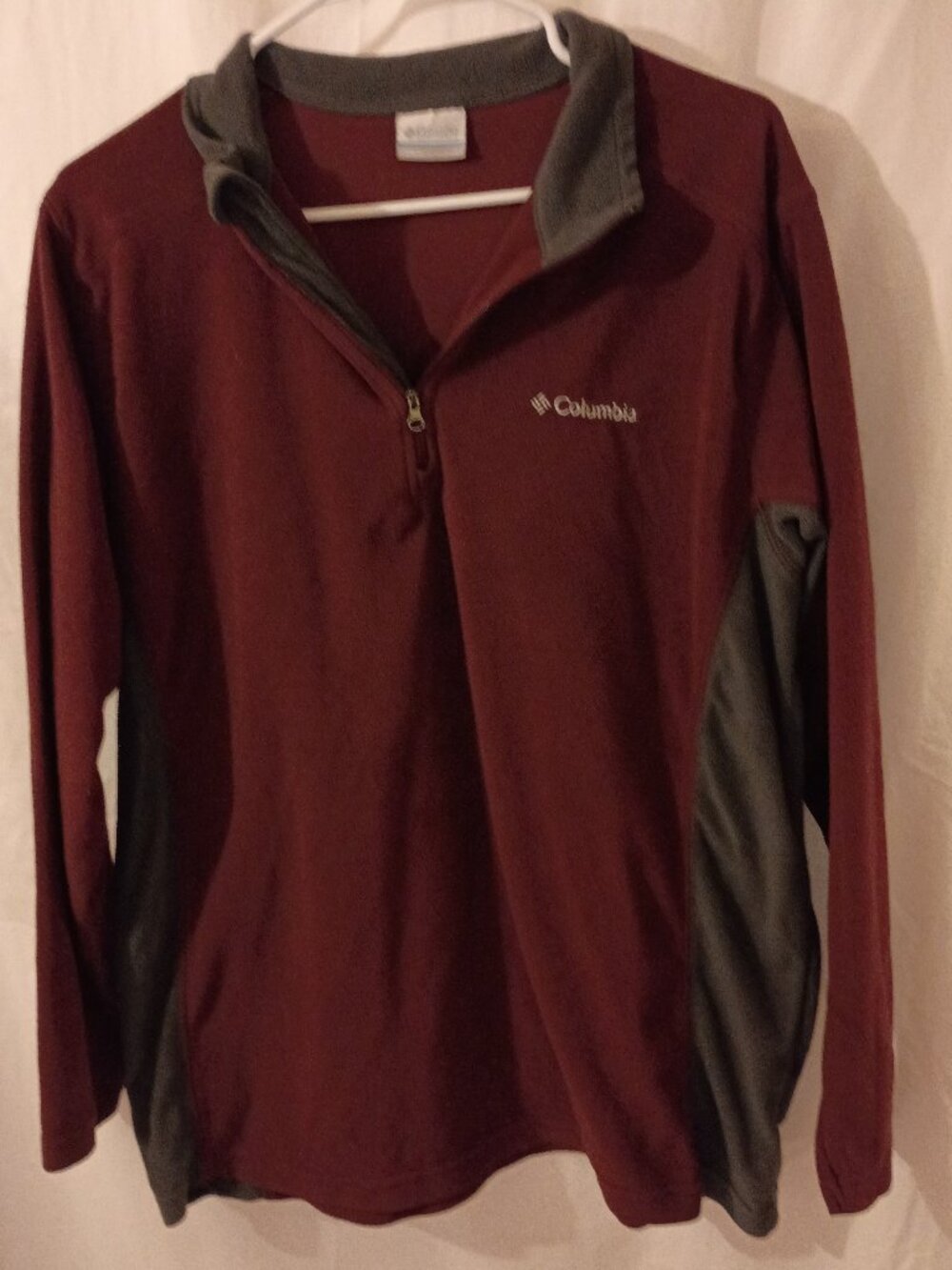 Columbia Men's Size Large Quarter Zip Pullover Fleece